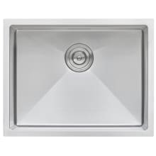 Forma 23" Undermount Single Basin Stainless Steel Utility Sink with Basin Rack Included