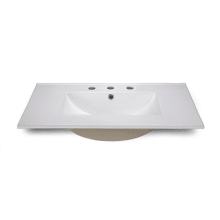 31" Vitreous China Vanity Top with Sink Included