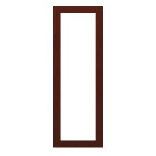 Lakewood 15-1/2" x 38.625" Diagonal Glass Door Frame