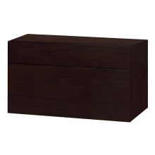 Modesta Walnut 24" Single Wall Mounted Vanity Cabinet Only – Less Vanity Top