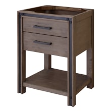 Urban Metallo 24" Single Free Standing Wood Vanity Cabinet Only - Less Vanity Top
