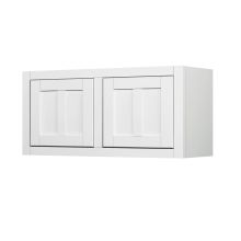 Bathroom 2 Door Wall Cabinet in White - 4D Concepts 76420  Bathroom wall storage  cabinets, Bathroom wall storage, Wall storage cabinets