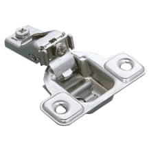 ExCentra 1/2 Inch Overlay Press-In Concealed European Cabinet Door Hinge with 110 Degree Opening Angle and Self Close - Single