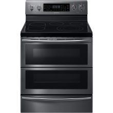 30 Inch Wide 5.9 Cu. Ft. Free Standing Electric Range with Dual Door Oven and Flex Duo