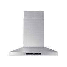 600 CFM 30 Inch Wide Wall Mounted Range Hood with Bluetooth and LED Lighting
