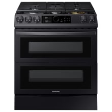 30 Inch Wide 6.3 Cu. Ft. Slide-In Dual Fuel Range with Flex Duo and Air Fry