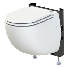 SANICOMPACT COMFORT Wall Mounted Round Toilet Bowl Only with Macerator