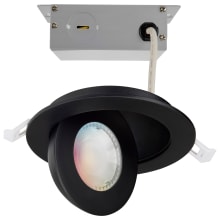 Starfish 4" Integrated RGB LED Adjustable Smart Recessed Trim and Housing - Airtight