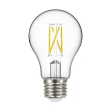 Single 6.5 Watt Vintage Edison A19 Medium (E26) LED Dusk to Dawn Bulb - 800 Lumens, 2700K, and 80CRI