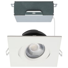 ColorQuick LED Canless Recessed Fixture with 4" Adjustable Trims - IC Rated and Airtight