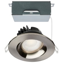 ColorQuick LED Canless Recessed Fixture with 3-1/2" Adjustable Trims - IC Rated and Airtight