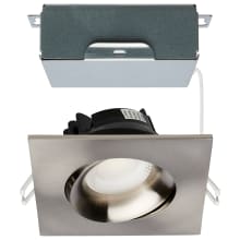 ColorQuick LED Canless Recessed Fixture with 3-1/2" Adjustable Trims - IC Rated and Airtight