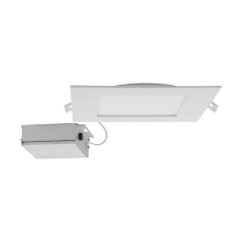LED 8-7/8" Wide Square Canless Recessed Fixture