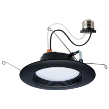Nuvo Canless Recessed Fixture with 6" Baffle Trims - IC Rated