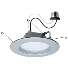 Nuvo Canless Recessed Fixture with 6" Baffle Trims - IC Rated