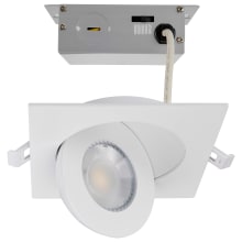 LED Canless Recessed Light 4.5" Adjustable Recessed Trim- IC Rated and Airtight