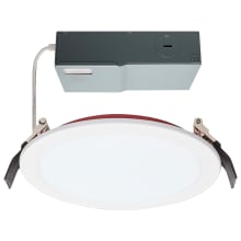 ColorQuick LED Canless Recessed Fixture with 6" Open Trims - Fire Rated, IC Rated, and Airtight