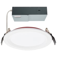 ColorQuick LED Canless Recessed Fixture with 6" Baffle Trims - Fire Rated, IC Rated, and Airtight