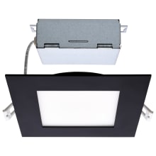 ColorQuick LED Canless Recessed Fixture with 6" Shower Trims - IC Rated and Airtight