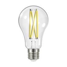 Single 12.5 Watt Vintage Edison Dimmable A19 Medium (E26) LED Bulb - 1,500 Lumens, 2700K, and 90CRI