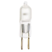 Single 10 Watt Dimmable T3 Bi Pin Halogen Bulb - 108 Lumens and 2900K