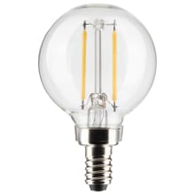 3 Watt Vintage Edison Dimmable G16.5 Candelabra (E12) LED Bulb - 200 Lumens , 2700K , and 90CRI