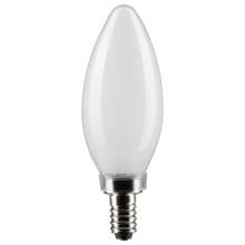 4 Watt Dimmable B11 Candelabra (E12) LED Bulb - 350 Lumens , 2700K , and 90CRI
