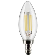 5.5 Watt Vintage Edison Dimmable B11 Candelabra (E12) LED Bulb - 500 Lumens , 2700K , and 90CRI