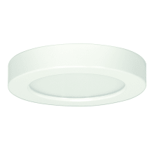 6" Wide Integrated LED Flush Mount Round Drum Ceiling Fixture - 5000K