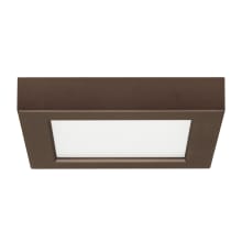6" Wide Integrated LED Flush Mount Square Ceiling Fixture - 3000K - Energy Star Rated