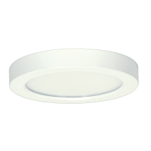 7" Wide Integrated LED Flush Mount Round Drum Ceiling Fixture - 4000K - 0-10V Dimming