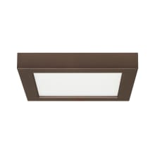7" Wide Integrated LED Flush Mount Square Ceiling Fixture - 3000K - Energy Star Rated