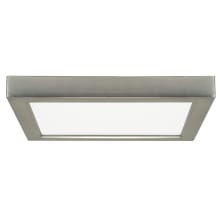 9" Wide Integrated LED Flush Mount Square Ceiling Fixture - 3000K - Energy Star Rated