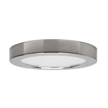 7" Wide Integrated LED Flush Mount Round Drum Ceiling Fixture - 3000K