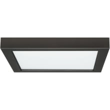 9" Wide Integrated LED Flush Mount Square Ceiling Fixture - 3000K