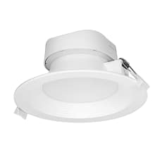 5000K LED Canless Recessed Fixture 5" Baffle Recessed Trim- IC Rated