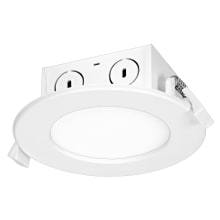 4000K LED Canless Recessed Fixture 4" Open Recessed Trim- IC Rated