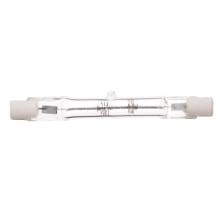 Single 75 Watt Dimmable T3 R7s Halogen Bulb - 750 Lumens and 2900K