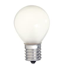 Single 10 Watt Dimmable S11 Intermediate (E17) Incandescent Bulb - 370 Lumens and 2700K