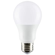 Pack of (2) 9.8 Watt Dimmable A19 Medium (E26) LED Bulbs - 800 Lumens, 3000K, and 80CRI