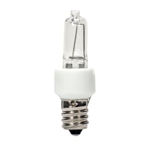 Single 20 Watt Dimmable T3 Candelabra (E12) Halogen Bulb - 200 Lumens and 2900K