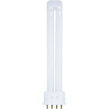 Single 13 Watt T4 CFL Plugin (2GX7) Compact Fluorescent Bulb - 2,000 Lumens and 3500K