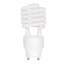 Pack of (2) 23 Watt T2 Shaped GU24 Base Compact Fluorescent Bulbs