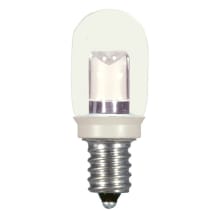 Single 0.8 Watt T6 Candelabra (E12) LED Bulb - 180 Lumens and 3000K