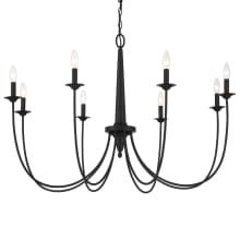 Stonecrest 8 Light 42" Wide Taper Candle Style Chandelier