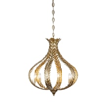 Atlas 6 Light 29" Wide Taper Candle Abstract Chandelier