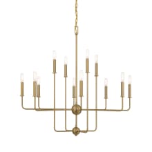 Avondale 12 Light 34" Wide Taper Candle Style Chandelier