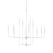 Avondale 12 Light 34" Wide Taper Candle Style Chandelier