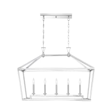 Townsend 5 Light 44" Wide Taper Candle Chandelier