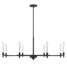 Jasmine 8 Light 42" Wide Taper Candle Style Chandelier